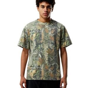 PacSun Men's Medium Camouflage T-Shirt Chest 42 Length 26 100% Cotton